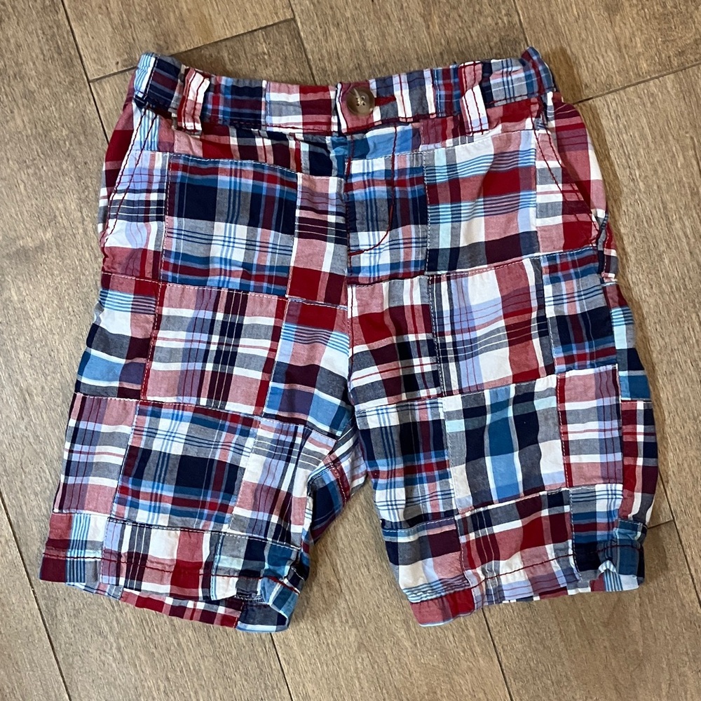 Place Boy's Colorful Plaid Shorts